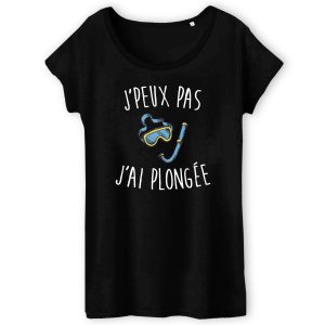 T-Shirt Femme J'peux pas j'ai plongee 3 T Shirt Femme Jpeux pas jai plonge 7703 4