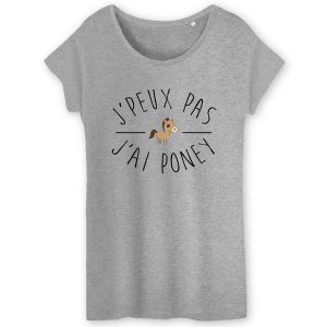 T Shirt Femme Jpeux pas jai poney 5246 4