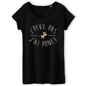 T Shirt Femme Jpeux pas jai poney 5246 6
