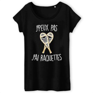 T Shirt Femme Jpeux pas jai raquettes 8908 4
