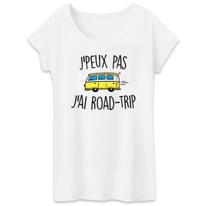 T-Shirt Femme J'peux pas j'ai road-trip 1 T Shirt Femme Jpeux pas jai road trip 9216 2