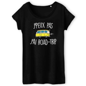T-Shirt Femme J'peux pas j'ai road-trip 3 T Shirt Femme Jpeux pas jai road trip 9216 4