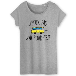 T-Shirt Femme J'peux pas j'ai road-trip 5 T Shirt Femme Jpeux pas jai road trip 9216 6