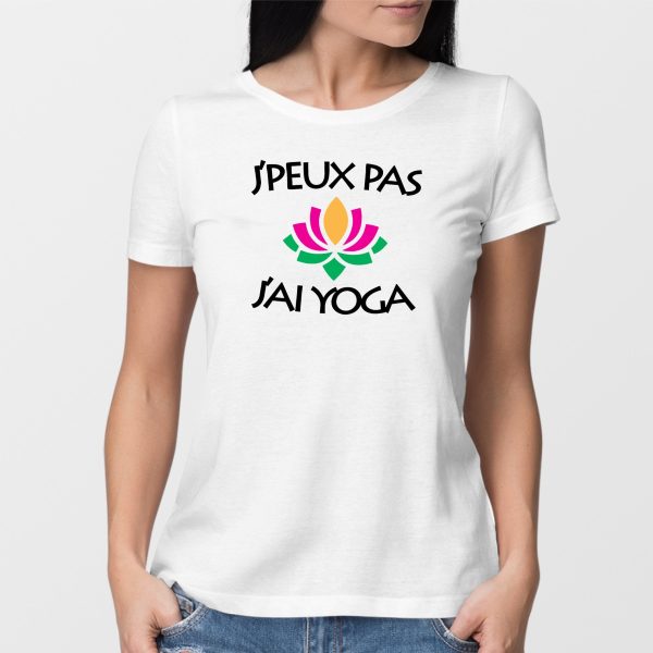 T-Shirt Femme J’peux pas j’ai yoga