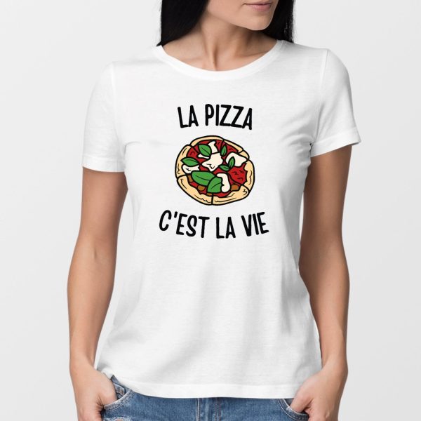 T-Shirt Femme La pizza c’est la vie