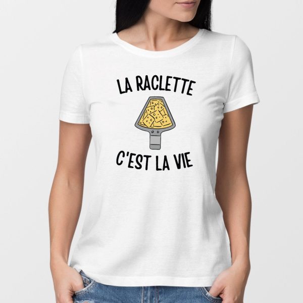 T-Shirt Femme La raclette c’est la vie