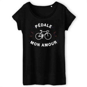 T-Shirt Femme Pedale mon amour 3 T Shirt Femme Pdale mon amour 3276 4