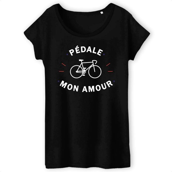 T-Shirt Femme Pedale mon amour