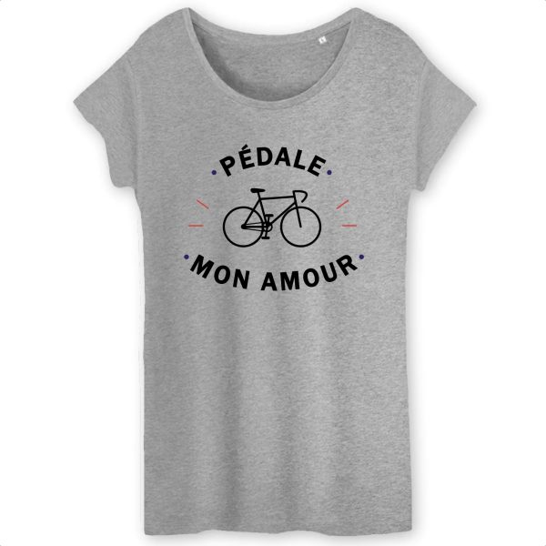 T-Shirt Femme Pedale mon amour