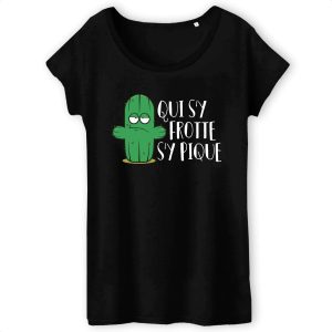 T-Shirt Femme Qui s'y frotte s'y pique 3 T Shirt Femme Qui sy frotte sy pique 4156 4