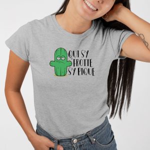 T-Shirt Femme Qui s'y frotte s'y pique 4 T Shirt Femme Qui sy frotte sy pique 4156 5