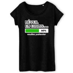 T-Shirt Femme Reveil en cours 5 T Shirt Femme Rveil en cours 8386 6