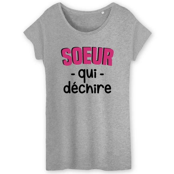 T-Shirt Femme Soeur qui dechire