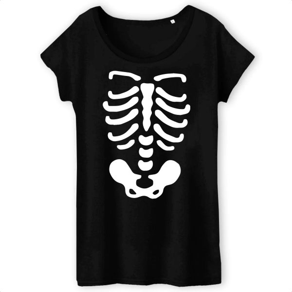 T-Shirt Femme Squelette