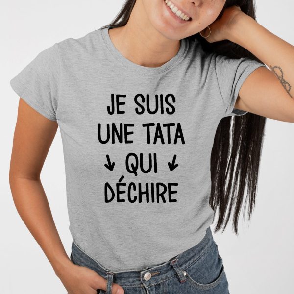 T-Shirt Femme Tata qui dechire