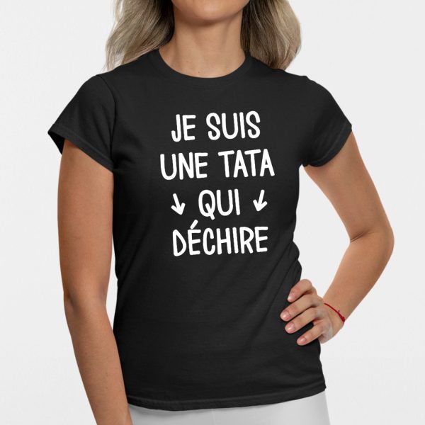 T-Shirt Femme Tata qui dechire