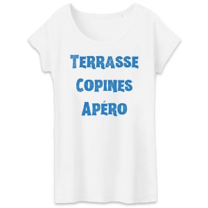 T-Shirt Femme Terrasse copines apero