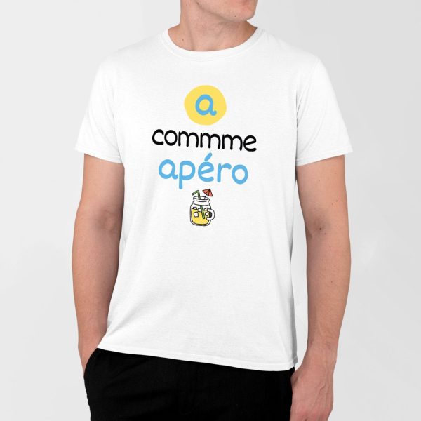 T-Shirt Homme A comme apero