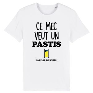 T-Shirt Homme Ce mec veut un pastis