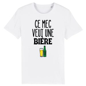 T-Shirt Homme Ce mec veut une biere