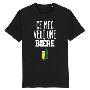 T-Shirt Homme Ce mec veut une biere 3 T Shirt Homme Ce mec veut une bire 1784 4