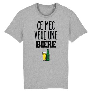 T-Shirt Homme Ce mec veut une biere 5 T Shirt Homme Ce mec veut une bire 1784 6