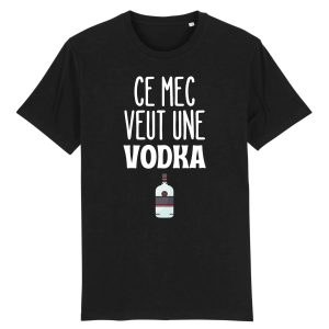 T Shirt Homme Ce mec veut une vodka 4013 4