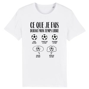 T-Shirt Homme Ce que je fais durant mon temps libre Foot 1 T Shirt Homme Ce que je fais durant mon temps libre Foot 4362 2