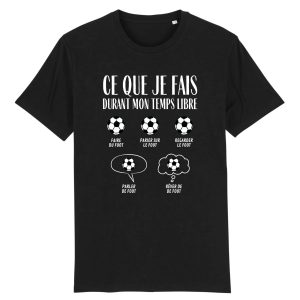 T-Shirt Homme Ce que je fais durant mon temps libre Foot 3 T Shirt Homme Ce que je fais durant mon temps libre Foot 4362 4