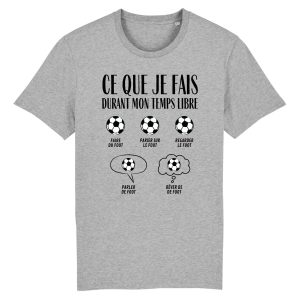 T-Shirt Homme Ce que je fais durant mon temps libre Foot 5 T Shirt Homme Ce que je fais durant mon temps libre Foot 4362 6