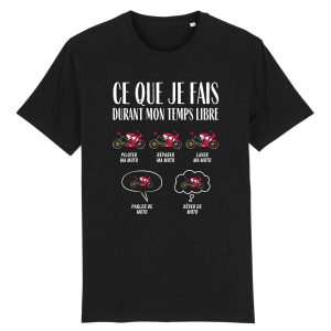 T-Shirt Homme Ce que je fais durant mon temps libre Moto 3 T Shirt Homme Ce que je fais durant mon temps libre Moto 9248 4