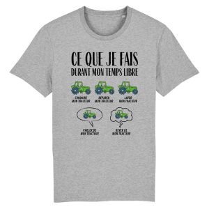 T-Shirt Homme Ce que je fais durant mon temps libre Tracteur 5 T Shirt Homme Ce que je fais durant mon temps libre Tracteur 7146 6