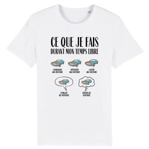 T-Shirt Homme Ce que je fais durant mon temps libre Voiture T-Shirt Homme Ce que je fais durant mon temps libre Voiture