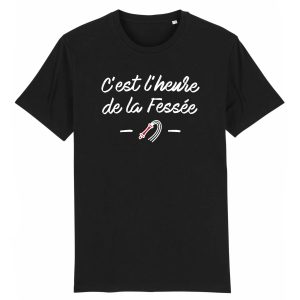 T Shirt Homme Cest lheure de la fesse 8034 4