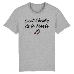 T Shirt Homme Cest lheure de la fesse 8034 6