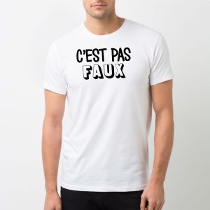 T-Shirt Homme C’est pas faux T-Shirt Homme C’est pas faux
