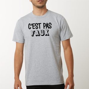 T-Shirt Homme C'est pas faux 4 T Shirt Homme Cest pas faux 8601 5