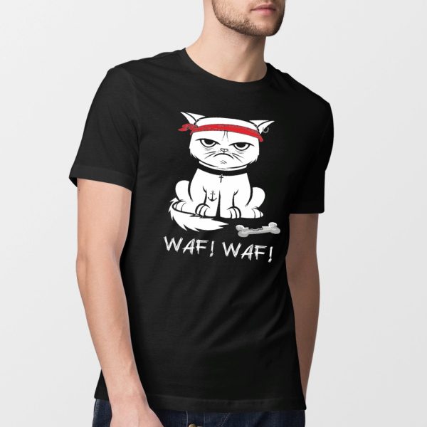 T-Shirt Homme Chat bad boy