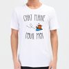 T-Shirt Homme Chat plane pour moi