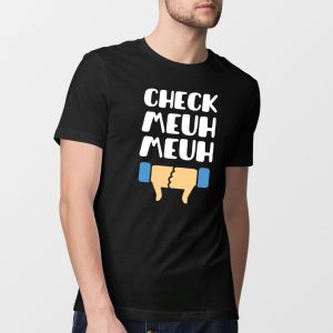T-Shirt Homme Check meuh meuh T-Shirt Homme Check meuh meuh