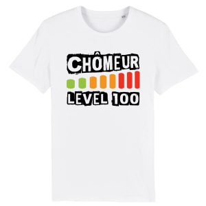 T-Shirt Homme Chomeur level 100 T-Shirt Homme Chomeur level 100