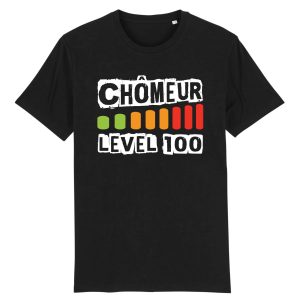 T-Shirt Homme Chomeur level 100 3 T Shirt Homme Chmeur level 100 7693 4