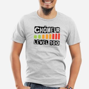 T-Shirt Homme Chomeur level 100 4 T Shirt Homme Chmeur level 100 7693 5