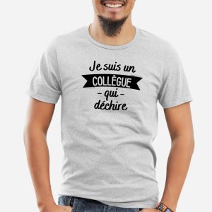 T Shirt Homme Collgue qui dchire 2946 3