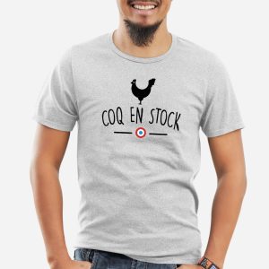T Shirt Homme Coq en stock 3734 5