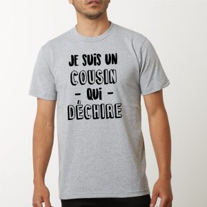 T-Shirt Homme Cousin qui dechire 4 T Shirt Homme Cousin qui dchire 9585 5