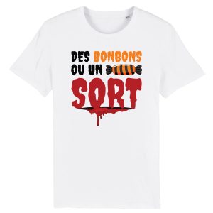 T-Shirt Homme Des bonbons ou un sort T-Shirt Homme Des bonbons ou un sort