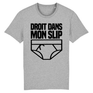T Shirt Homme Droit dans mon slip 8829 6