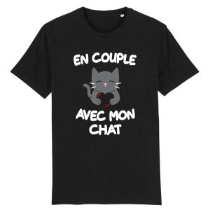 T-Shirt Homme En couple avec mon chat 3 T Shirt Homme En couple avec mon chat 4897 4