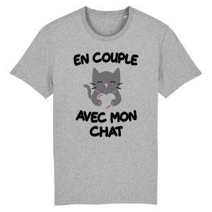T-Shirt Homme En couple avec mon chat 5 T Shirt Homme En couple avec mon chat 4897 6